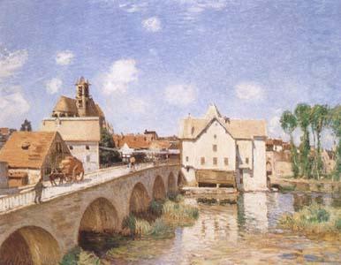 The Bridge of Moret (mk09), Alfred Sisley